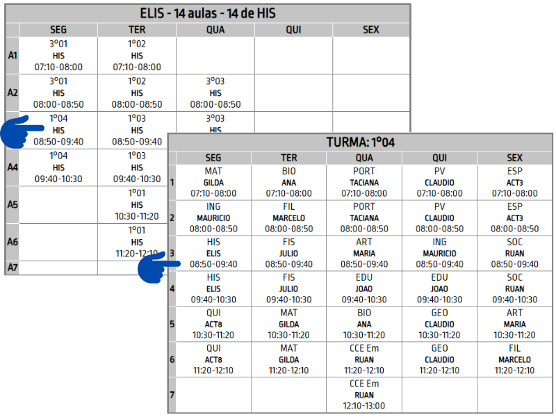WebHorário Programa para Horário Escolar